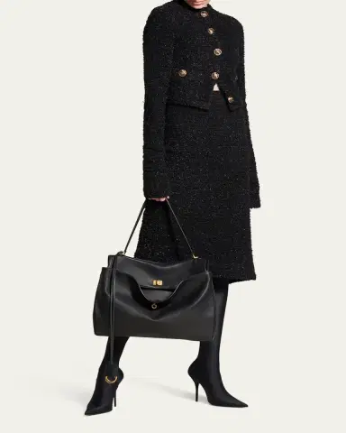 Balenciaga Rodeo Large Leather Top-Handle Bag | Thumbnail 5