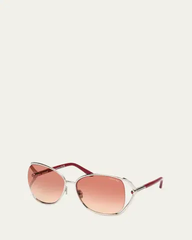 TOM FORD Marta Mixed-Media Butterfly Sunglasses | Thumbnail 2 TOM FORD Marta Mixed-Media Butterfly Sunglasses | Thumbnail 2