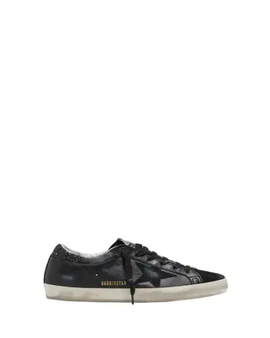 Golden Goose Super-Star Leather Glitter Low-Top Sneakers | Thumbnail 1 Golden Goose Super-Star Leather Glitter Low-Top Sneakers | Thumbnail 1