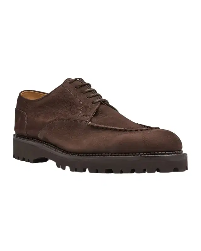 John Lobb Men 's Land Nubuck Derby Shoes