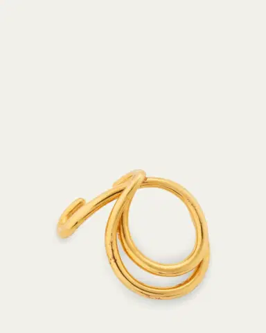Charlotte Chesnais Lasso Earring Vermeil, Single | Thumbnail 3