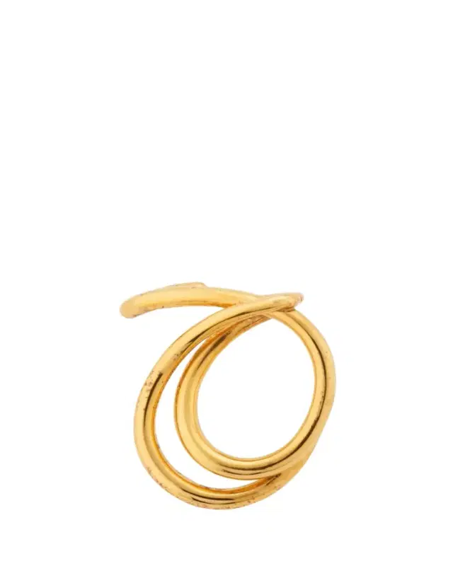 Lasso Earring Vermeil, Single