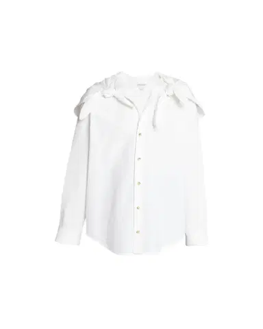 Bottega Veneta Knotted Compact Cotton Canvas Button Down Shirt | Thumbnail 1