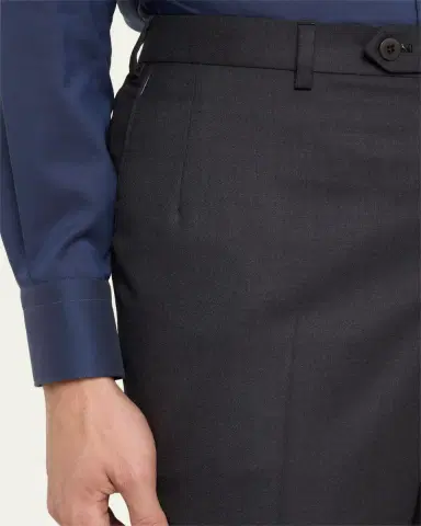Brioni Men's Super 160s Wool Dress Pants | Thumbnail 5