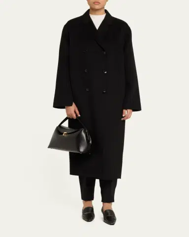 TOTEME T Lock Flap Leather Shoulder Bag | Thumbnail 5 TOTEME T Lock Flap Leather Shoulder Bag | Thumbnail 5