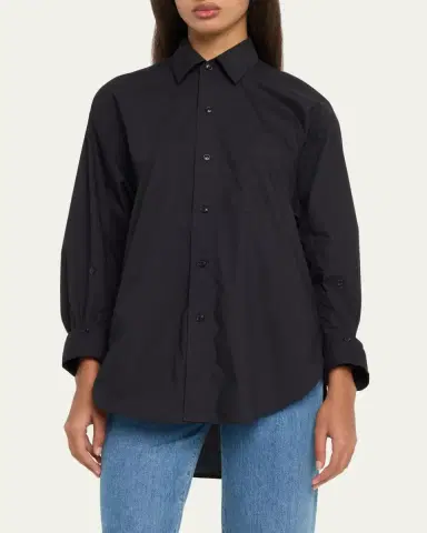 Citizens of Humanity Kayla Oversized Button-Front Shirt | Thumbnail 4