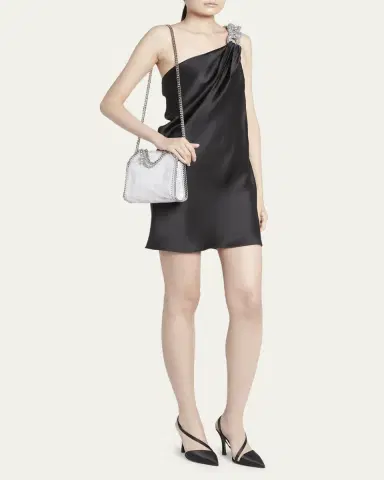 Stella McCartney Tiny Dotted Chamois Metallic Tote Bag | Thumbnail 5