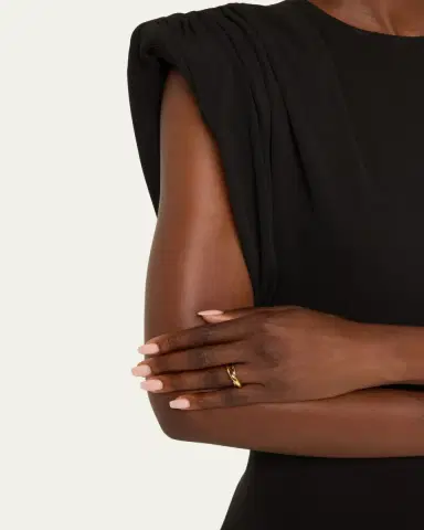 CHARLOTTE CHESNAIS Initial Ring Two-Tone | Thumbnail 2 CHARLOTTE CHESNAIS Initial Ring Two-Tone | Thumbnail 2
