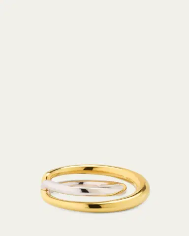 CHARLOTTE CHESNAIS Initial Ring Two-Tone | Thumbnail 4 CHARLOTTE CHESNAIS Initial Ring Two-Tone | Thumbnail 4