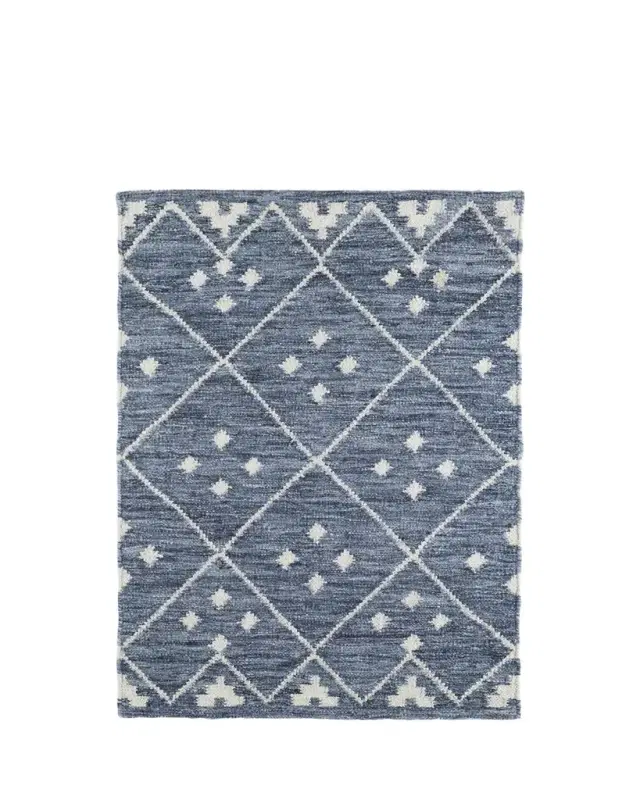 Kota Indigo Handwoven Rug, 10'x 14'