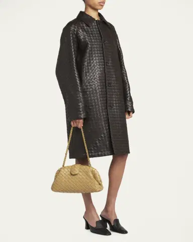 Bottega Veneta Teen Lauren 1980 Bag with Chain | Thumbnail 6 Bottega Veneta Teen Lauren 1980 Bag with Chain | Thumbnail 6