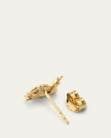 Sydney Evan 14k Diamond Small Snail Stud Earring, Single Left | Thumbnail 4 Sydney Evan 14k Diamond Small Snail Stud Earring, Single Left | Thumbnail 4