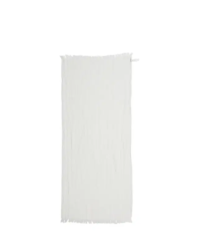 Tonal Fringe Flax Scarf