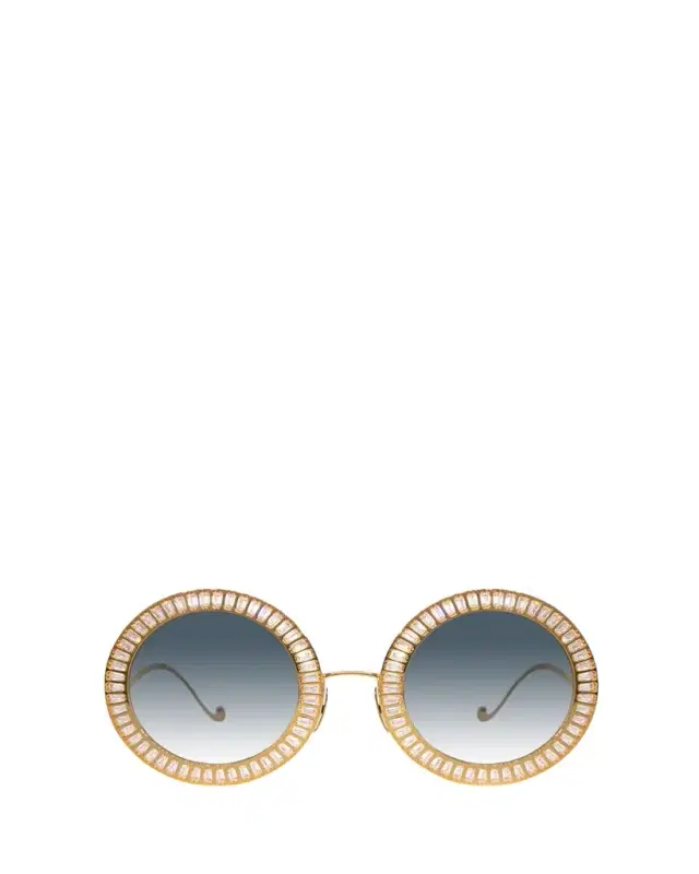 Magic You 2 Stainless Steel Round Sunglasses