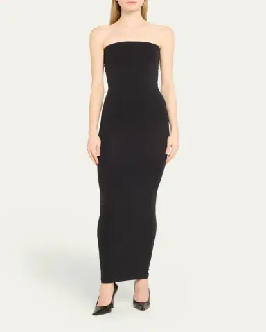 Wolford Fatal Strapless Convertible Midi Tube Dress | Thumbnail 2