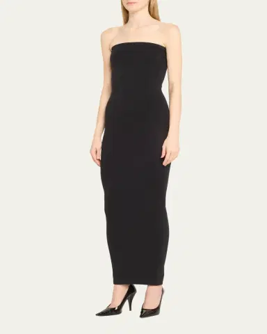 Wolford Fatal Strapless Convertible Midi Tube Dress | Thumbnail 4