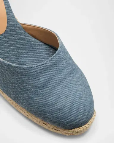 Castañer Carol Canvas Ankle-Strap Wedge Espadrilles | Thumbnail 2 Castañer Carol Canvas Ankle-Strap Wedge Espadrilles | Thumbnail 2