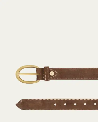 Vaincourt Paris La Vaillante Suede & Brass Belt | Thumbnail 2 Vaincourt Paris La Vaillante Suede & Brass Belt | Thumbnail 2