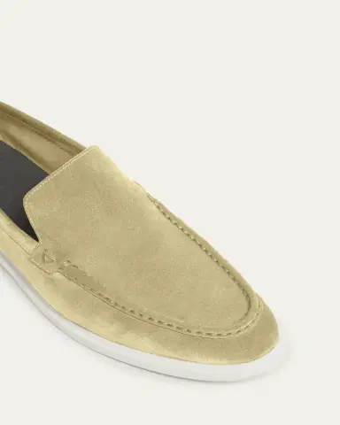Bottega Veneta Men's Astair Suede Casual Slip-On Loafers | Thumbnail 5