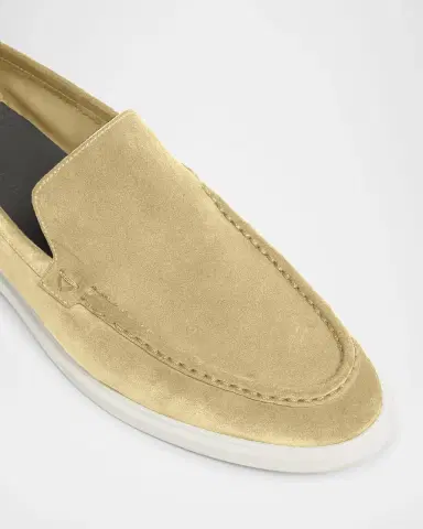 Bottega Veneta Men's Astair Suede Casual Slip-On Loafers | Thumbnail 6