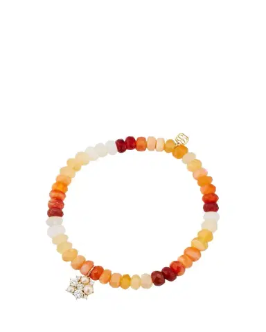 Sydney Evan 14K Gold Charm and Fire Opal Bead Bracelet | Thumbnail 1 Sydney Evan 14K Gold Charm and Fire Opal Bead Bracelet | Thumbnail 1