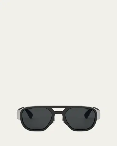 BVLGARI Aluminum Pilot Sunglasses | Thumbnail 4 BVLGARI Aluminum Pilot Sunglasses | Thumbnail 4