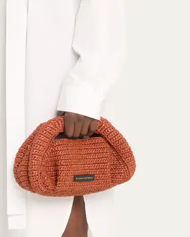 Stuart Weitzman The Moda Mini Raffia Top-Handle Bag | Thumbnail 2 Stuart Weitzman The Moda Mini Raffia Top-Handle Bag | Thumbnail 2