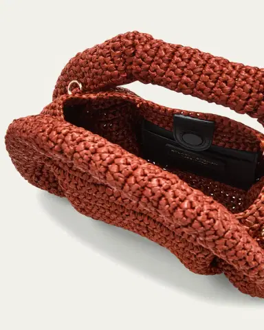 Stuart Weitzman The Moda Mini Raffia Top-Handle Bag | Thumbnail 4 Stuart Weitzman The Moda Mini Raffia Top-Handle Bag | Thumbnail 4