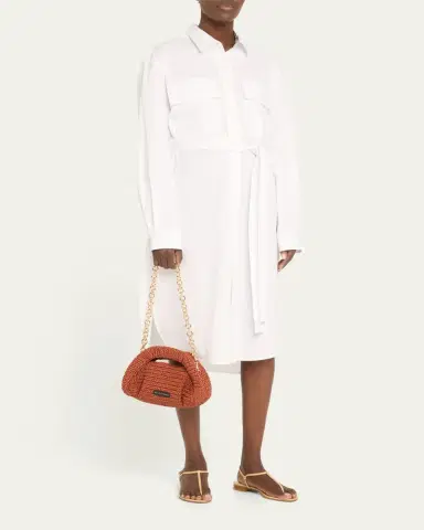 Stuart Weitzman The Moda Mini Raffia Top-Handle Bag | Thumbnail 5 Stuart Weitzman The Moda Mini Raffia Top-Handle Bag | Thumbnail 5