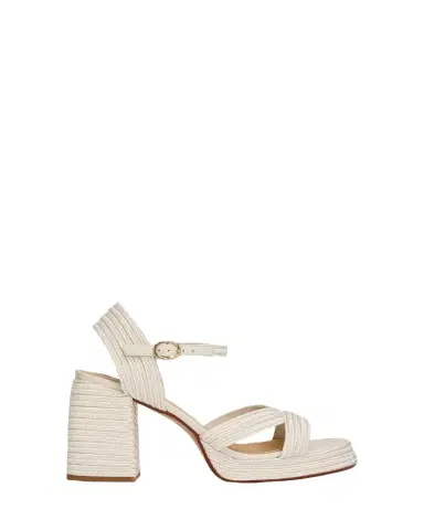 Castañer Valle Metallic Raffia Platform Sandals | Thumbnail 1 Castañer Valle Metallic Raffia Platform Sandals | Thumbnail 1