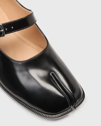 Maison Margiela Tabi Leather Mary Jane Ballerina Flats | Thumbnail 3 Maison Margiela Tabi Leather Mary Jane Ballerina Flats | Thumbnail 3