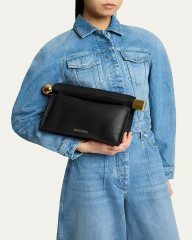 Jacquemus La Pochette Rond Clutch Bag | Thumbnail 2 Jacquemus La Pochette Rond Clutch Bag | Thumbnail 2