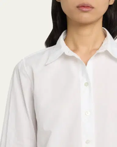 WE-AR4 Striped Button-Front Crop Shirt | Thumbnail 5