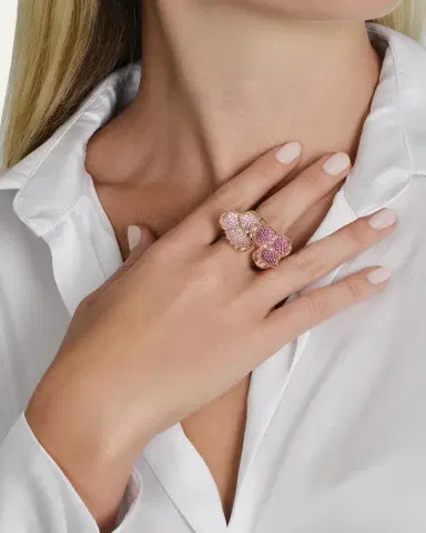 Anabel Aram Jewelry Cubic Zirconia Orchid Ring | Thumbnail 2 Anabel Aram Jewelry Cubic Zirconia Orchid Ring | Thumbnail 2