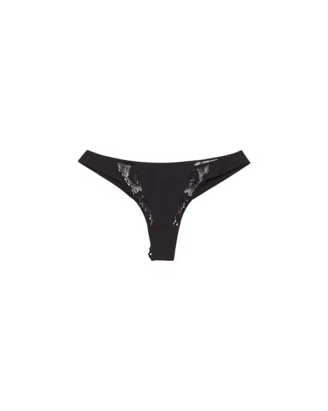 Livy Broadway Microfiber and Lace Tanga