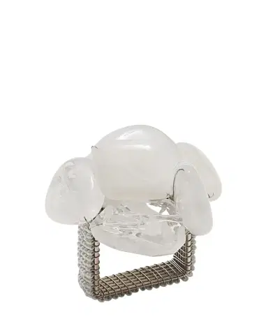 Kim Seybert Sea Stone Napkin Ring | Thumbnail 1 Kim Seybert Sea Stone Napkin Ring | Thumbnail 1