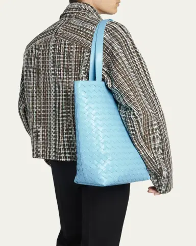 Bottega Veneta Men's Medium Classic Intrecciato Tote Bag | Thumbnail 2