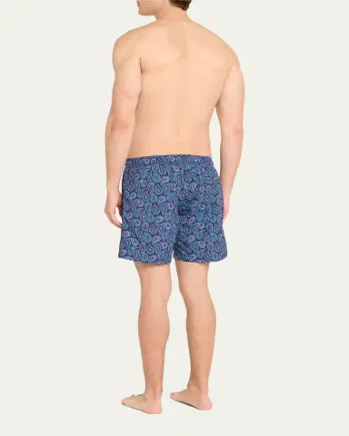 Charvet X Thorsun Men's Large Paisley Swim Shorts | Thumbnail 3 Charvet X Thorsun Men's Large Paisley Swim Shorts | Thumbnail 3