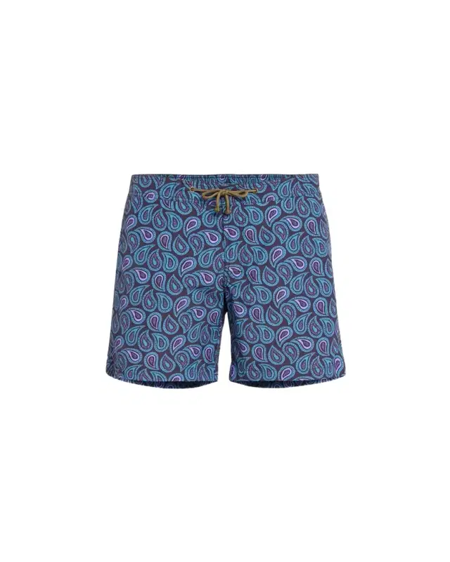 Charvet X Thorsun Men's Large Paisley Swim Shorts