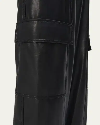 Simkhai Luxe Vegan Leather Cargo Pants | Thumbnail 5 Simkhai Luxe Vegan Leather Cargo Pants | Thumbnail 5
