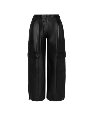 Simkhai Luxe Vegan Leather Cargo Pants | Thumbnail 1 Simkhai Luxe Vegan Leather Cargo Pants | Thumbnail 1