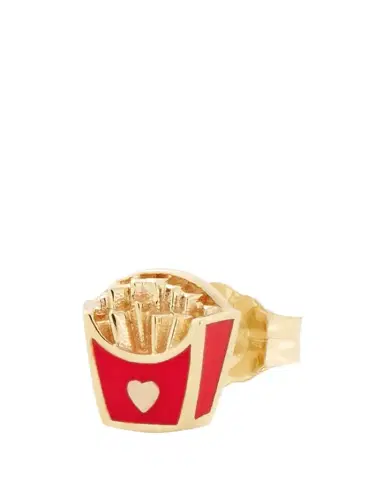 Alison Lou 14K Yellow Gold French Fry Stud Earring, Single | Thumbnail 1