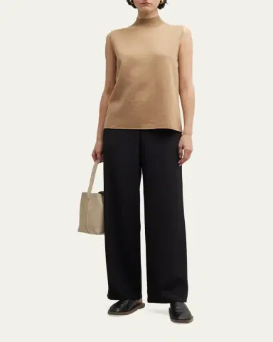 Lafayette 148 New York Perry Wide-Leg Stretch Silk Pants | Thumbnail 2 Lafayette 148 New York Perry Wide-Leg Stretch Silk Pants | Thumbnail 2