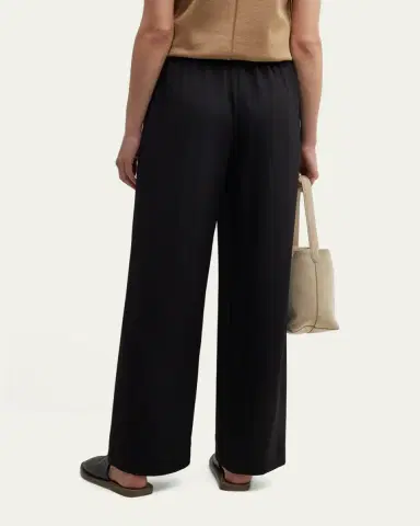 Lafayette 148 New York Perry Wide-Leg Stretch Silk Pants | Thumbnail 3 Lafayette 148 New York Perry Wide-Leg Stretch Silk Pants | Thumbnail 3