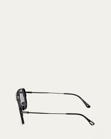 Tom Ford Men's Leon Metal Aviator Sunglasses | Thumbnail 3 Tom Ford Men's Leon Metal Aviator Sunglasses | Thumbnail 3