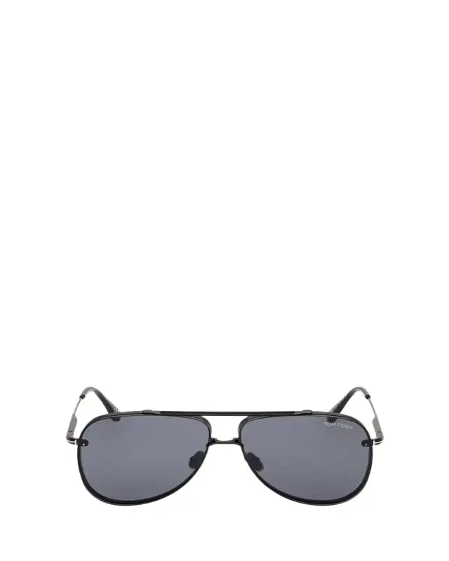 TOM FORD Men's Leon Metal Aviator Sunglasses