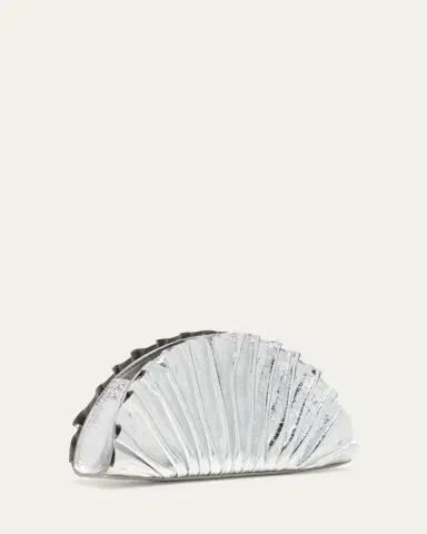 Cult Gaia Nala Mini Shell Metallic Clutch Bag | Thumbnail 3 Cult Gaia Nala Mini Shell Metallic Clutch Bag | Thumbnail 3