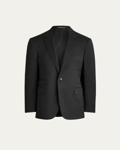 Ralph Lauren Purple Label Men's Gregory Hand-Tailored Wool Serge Suit | Thumbnail 6 Ralph Lauren Purple Label Men's Gregory Hand-Tailored Wool Serge Suit | Thumbnail 6