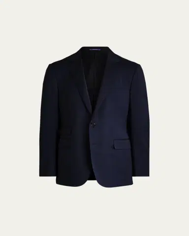 Ralph Lauren Purple Label Men's Gregory Hand-Tailored Wool Serge Suit | Thumbnail 7