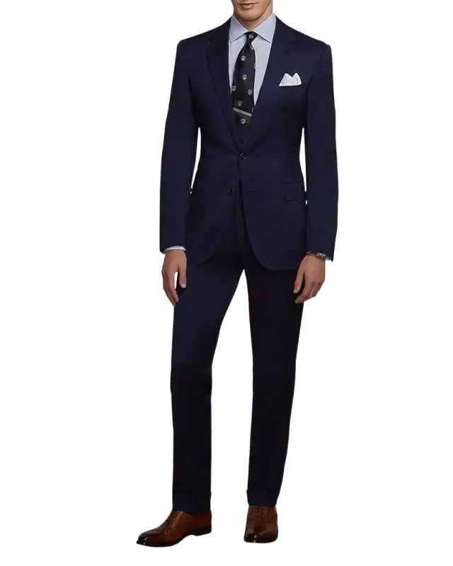 Men's Gregory Hand-Tailored Wool Serge Suit